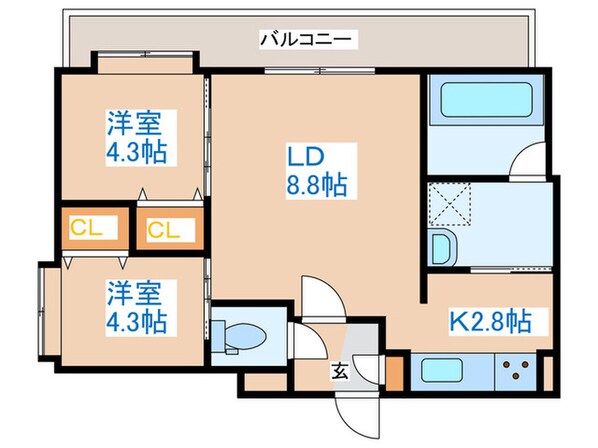 カノナの物件間取画像